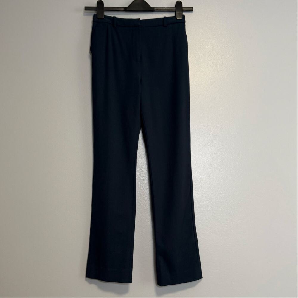 Talula Aritzia Blue Wool High Rise Trouser Dress Pants 4